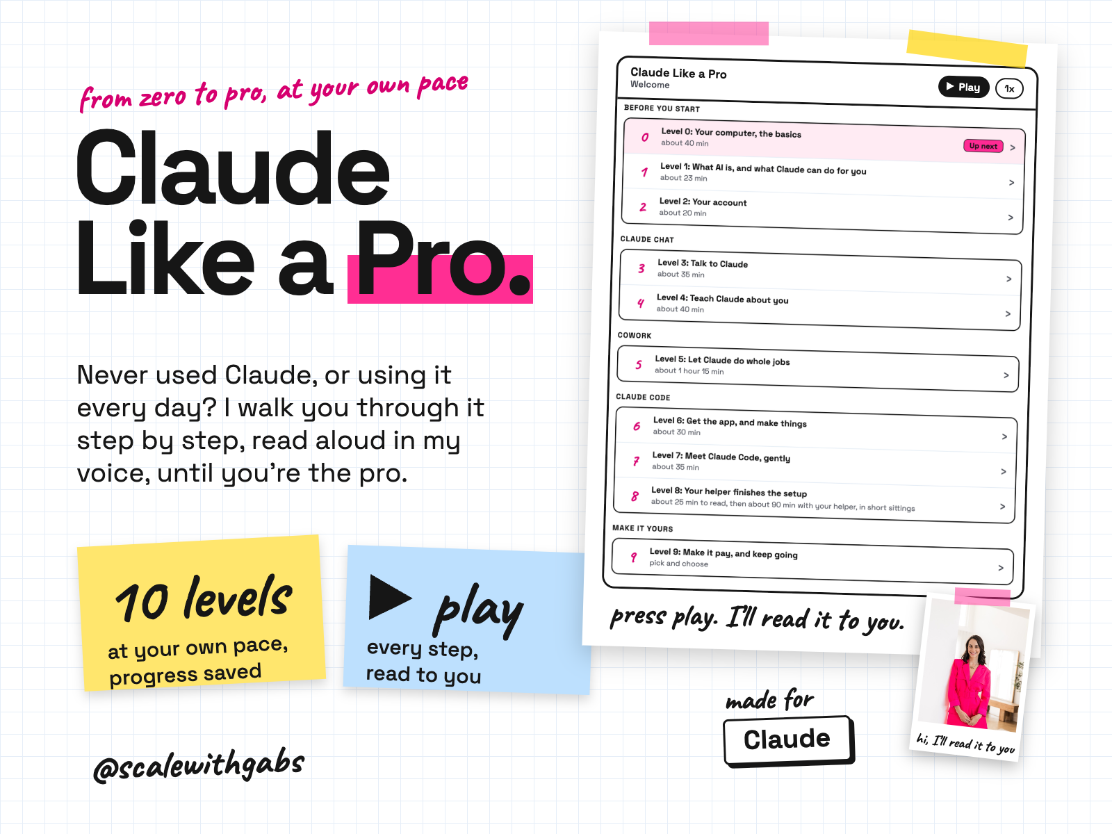 Claude Like a Pro product card
